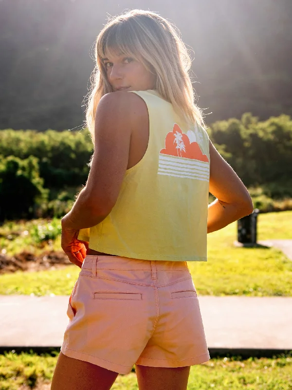 Women's cropped satin jackets in pastel shades for a glamorous evening outStone Hour Crop Top - Citron Women's cropped satin jackets in pastel shades for a glamorous evening outStone Hour Crop Top - Citron