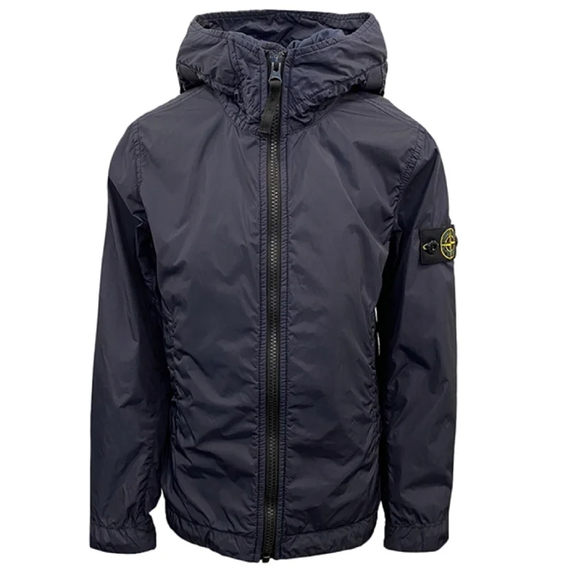Women's bomber jackets with a holographic finish for a futuristic and eye - catching lookStone Island Jacket Navy Blue Women's bomber jackets with a holographic finish for a futuristic and eye - catching lookStone Island Jacket Navy Blue