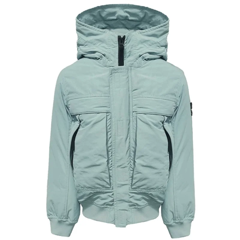 Women's shearling - lined winter coats​Stone Island Junior Down Jacket Dusty Blue