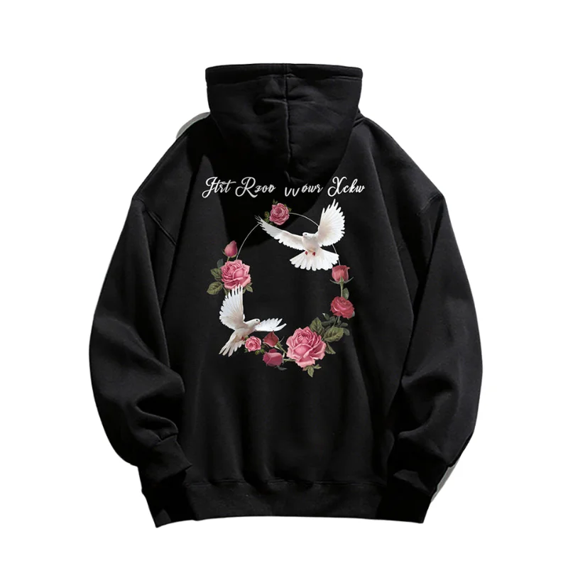 Style Garland Pattern Hoodie