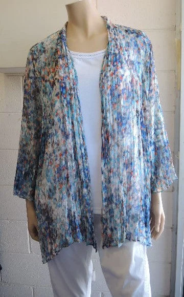 Women's double - breasted tweed jackets in classic colors for a sophisticated office lookSwish Chiffon Jacket Women's double - breasted tweed jackets in classic colors for a sophisticated office lookSwish Chiffon Jacket