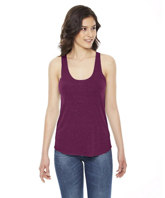 Women's tie - dye hoodie in bright colors for a retro and eye - catching styleTR308W - American Apparel Ladies Tri-blend Racerback Tank Top | Cranberry Women's tie - dye hoodie in bright colors for a retro and eye - catching styleTR308W - American Apparel Ladies Tri-blend Racerback Tank Top | Cranberry