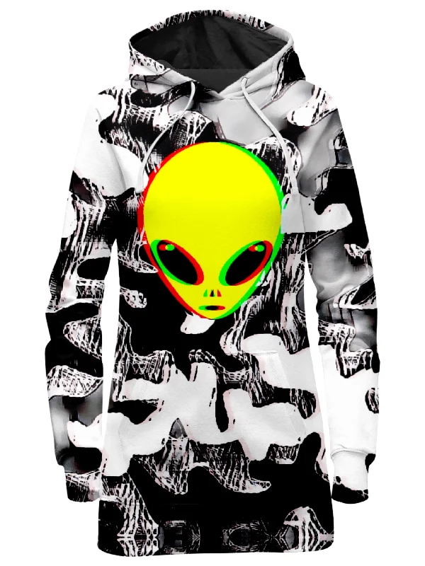 Trippy Alien Hoodie Dress