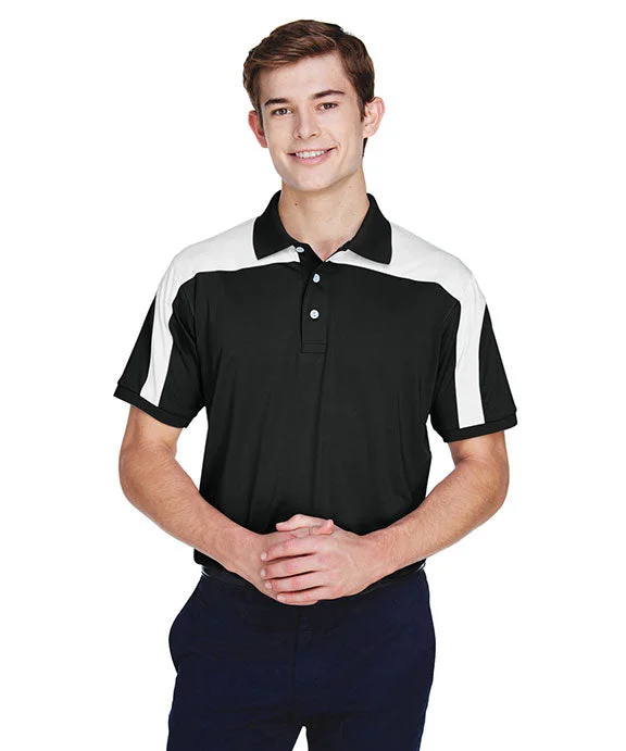 Women's sweatshirt with a mesh panel insert for breathability during workoutsTT22 - Team 365 Mens Victor Performance Polo Shirt | Black Women's sweatshirt with a mesh panel insert for breathability during workoutsTT22 - Team 365 Mens Victor Performance Polo Shirt | Black