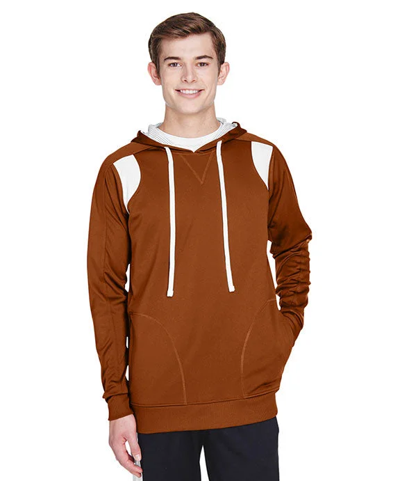 Women's crew - neck sweatshirt in a heather gray shade for a classic and versatile optionTT30 - Team 365 Mens Elite Performance Hoodie | Sport Burnt Orange/White Women's crew - neck sweatshirt in a heather gray shade for a classic and versatile optionTT30 - Team 365 Mens Elite Performance Hoodie | Sport Burnt Orange/White