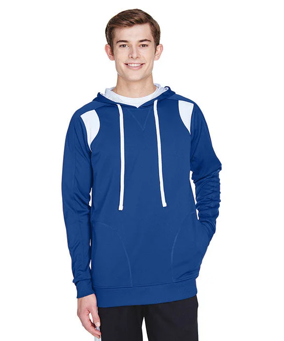 Women's oversized cropped hoodie with drawstrings for a trendy lookTT30 - Team 365 Mens Elite Performance Hoodie | Sport Royal/White Women's oversized cropped hoodie with drawstrings for a trendy lookTT30 - Team 365 Mens Elite Performance Hoodie | Sport Royal/White