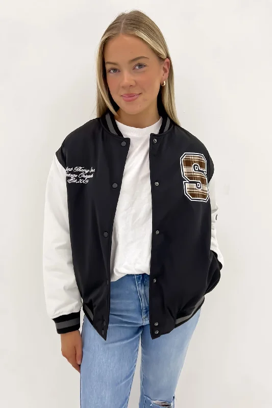 Varsity Jacket Black