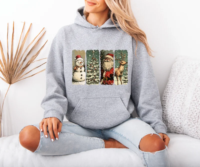 Vintage Christmas Oversized Hoodie