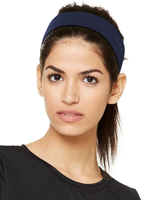 Women's long - sleeve cropped sweatshirt with ribbed cuffs for a snug fitW7000 - All Sport Unisex Headband | Sport Dark Navy Women's long - sleeve cropped sweatshirt with ribbed cuffs for a snug fitW7000 - All Sport Unisex Headband | Sport Dark Navy