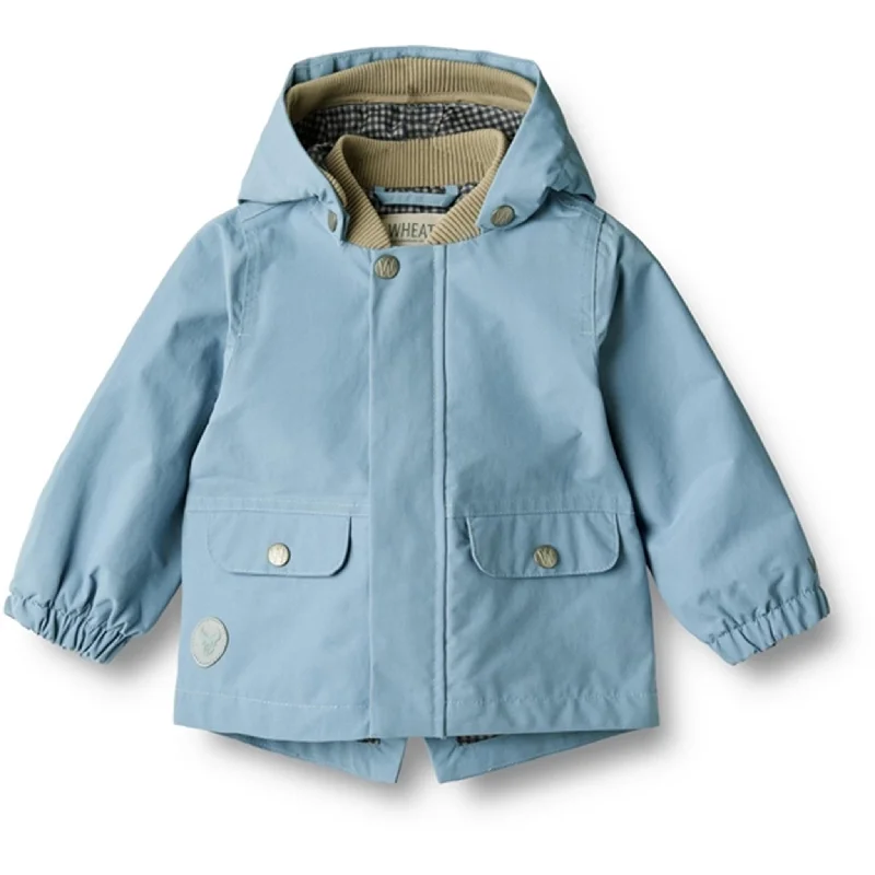 Women's trench coats with a removable belt for customizable stylingWheat Jacket Carlo Tech Blue Lagoon Women's trench coats with a removable belt for customizable stylingWheat Jacket Carlo Tech Blue Lagoon