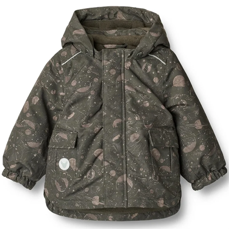 Women's winter coats with button - down fronts​Wheat Jacket Johan Tech Dry Black Space