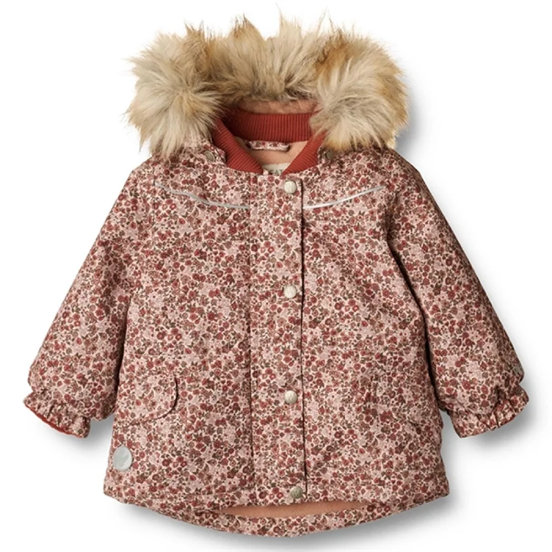 Women's corduroy winter coats​Wheat Jacket Mathilde Tech Rose Dust Flowers