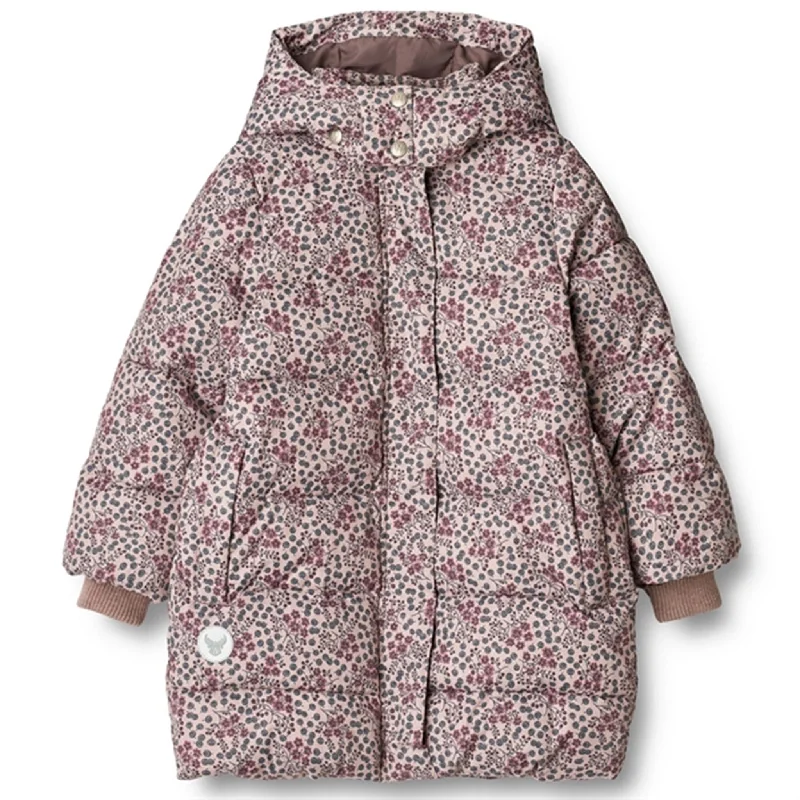 Fitted wool winter coats for women​Wheat Puffer Jacket Yrsa Pale Lilac Berries
