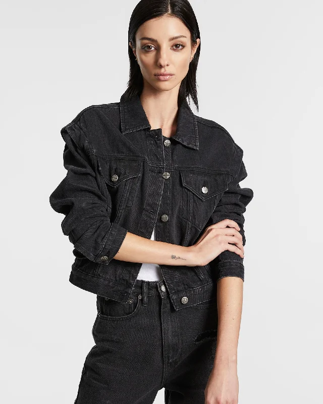 Women's long - line cardigan jackets in a soft knit for a cozy and elegant lookWHITNEY JACKET NAVANA