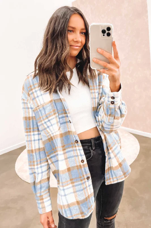 Women's denim jackets with distressed details for a casual and edgy lookWhitney Shacket Blue Women's denim jackets with distressed details for a casual and edgy lookWhitney Shacket Blue