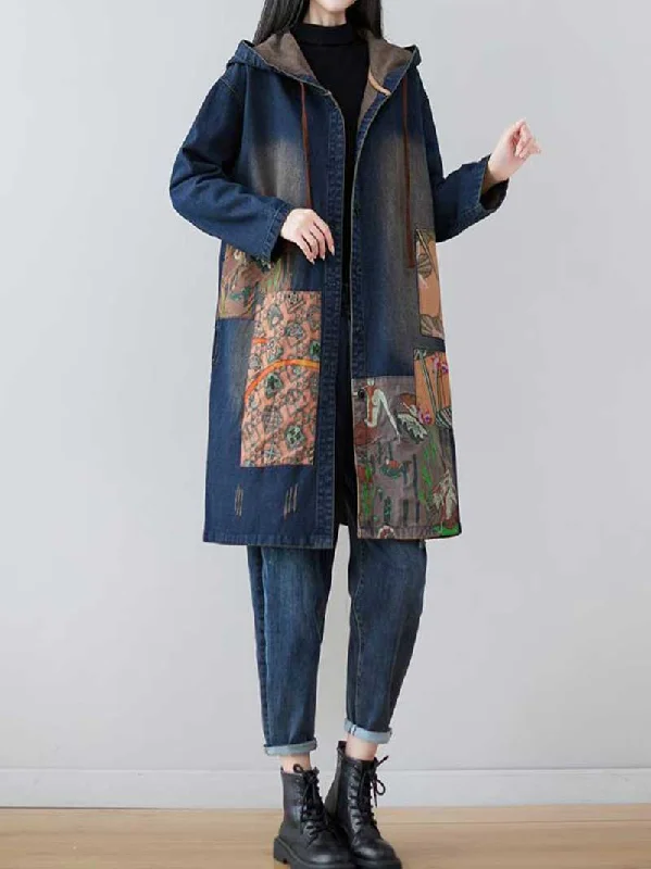 Women's cropped leather jackets with a fringe detail for a western - inspired outfitYour Love Is Better Denim Hooded Jacket Women's cropped leather jackets with a fringe detail for a western - inspired outfitYour Love Is Better Denim Hooded Jacket