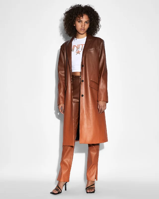 Women's shearling - lined suede jackets for ultimate warmth and luxuryZEPHYR DUSTER SUNSET Women's shearling - lined suede jackets for ultimate warmth and luxuryZEPHYR DUSTER SUNSET