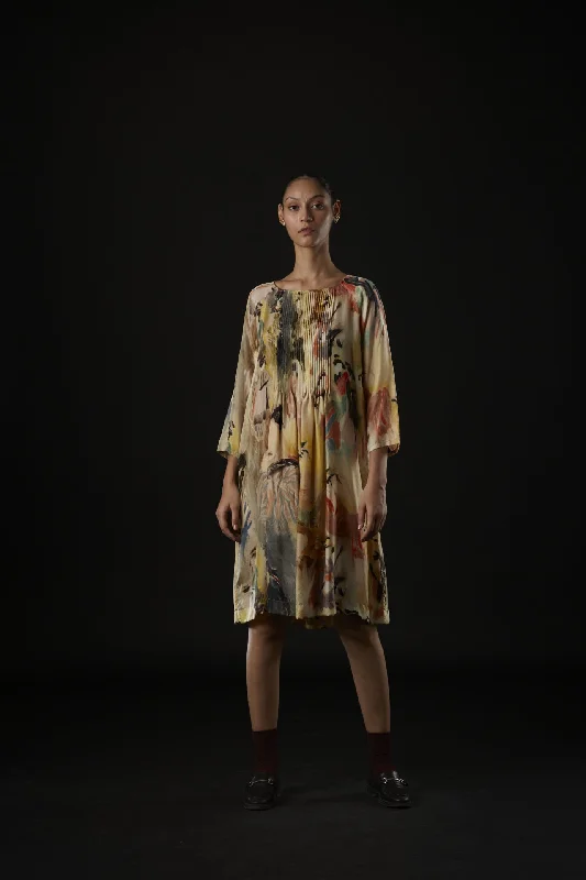 Maxi Women Dress with Floral Print for a Bohemian Vibe Maxi Women Dress with Floral Print for a Bohemian Vibe AMBER DRESS