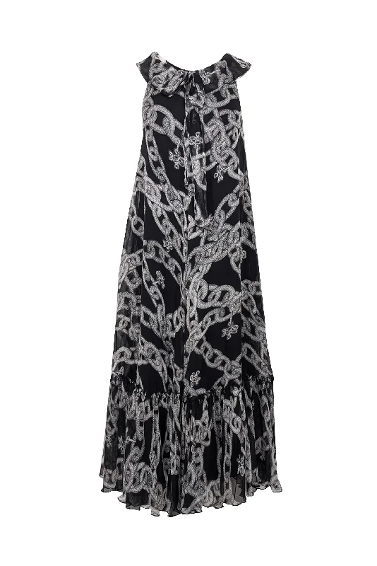 Sleeveless Women Dress in Bright Colors for Summer Parties Sleeveless Women Dress in Bright Colors for Summer Parties Diane von Furstenberg - Black w/ Grey Chain Print Sleeveless Maxi Dress Sz 0 Sleeveless Women Dress in Bright Colors for Summer Parties Sleeveless Women Dress in Bright Colors for Summer Parties Diane von Furstenberg - Black w/ Grey Chain Print Sleeveless Maxi Dress Sz 0