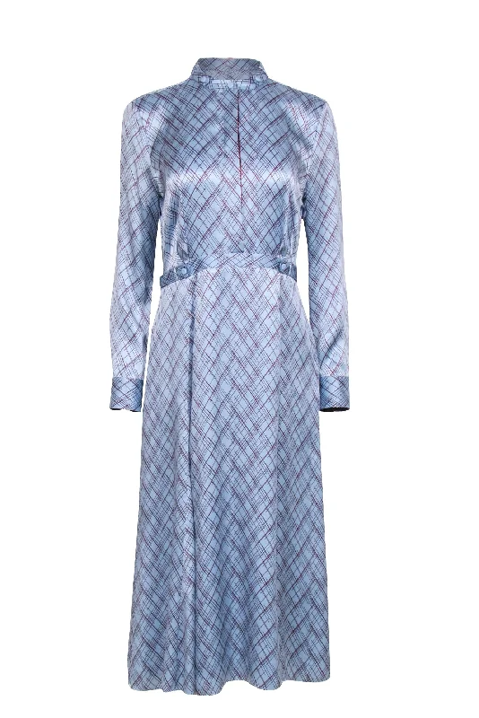 Long - Sleeve Women Dress in Velvet for a Luxurious Winter Look Long - Sleeve Women Dress in Velvet for a Luxurious Winter Look Equipment - Light Blue & Maroon Crosshatch Print Silk Dress Sz S Long - Sleeve Women Dress in Velvet for a Luxurious Winter Look Long - Sleeve Women Dress in Velvet for a Luxurious Winter Look Equipment - Light Blue & Maroon Crosshatch Print Silk Dress Sz S