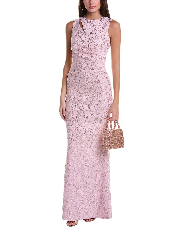Wrap - Style Women Dress with Adjustable Fit for All Body Types Wrap - Style Women Dress with Adjustable Fit for All Body Types Teri Jon by Rickie Freeman Jacquard Gown Wrap - Style Women Dress with Adjustable Fit for All Body Types Wrap - Style Women Dress with Adjustable Fit for All Body Types Teri Jon by Rickie Freeman Jacquard Gown