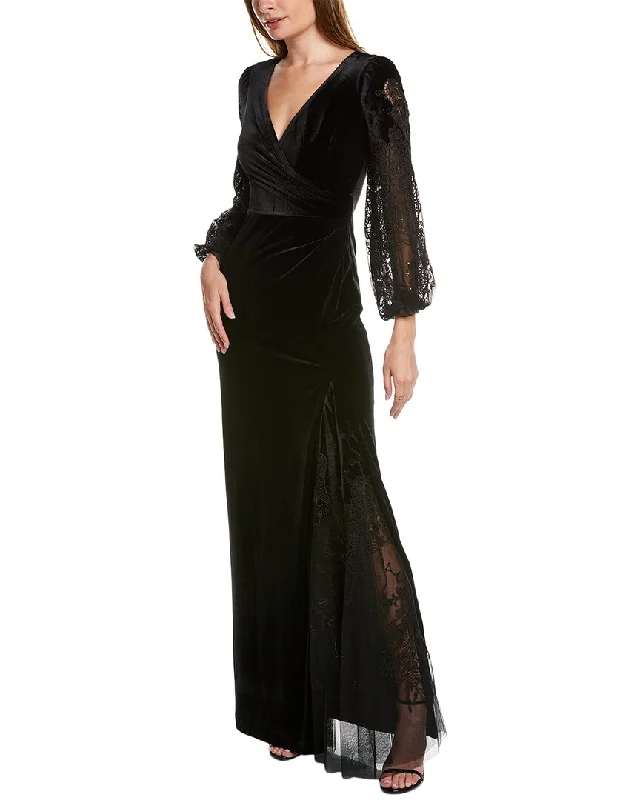 Long - Sleeve Women Dress in Velvet for a Luxurious Winter Look Long - Sleeve Women Dress in Velvet for a Luxurious Winter Look Teri Jon by Rickie Freeman Velvet Gown Long - Sleeve Women Dress in Velvet for a Luxurious Winter Look Long - Sleeve Women Dress in Velvet for a Luxurious Winter Look Teri Jon by Rickie Freeman Velvet Gown