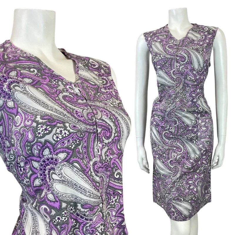 Maxi Women Dress with Floral Print for a Bohemian Vibe Maxi Women Dress with Floral Print for a Bohemian Vibe VINTAGE 60s 70s PURPLE GREY WHITE PSYCHEDELIC MANDALA FLORAL SLEEVELESS 12 14 Maxi Women Dress with Floral Print for a Bohemian Vibe Maxi Women Dress with Floral Print for a Bohemian Vibe VINTAGE 60s 70s PURPLE GREY WHITE PSYCHEDELIC MANDALA FLORAL SLEEVELESS 12 14