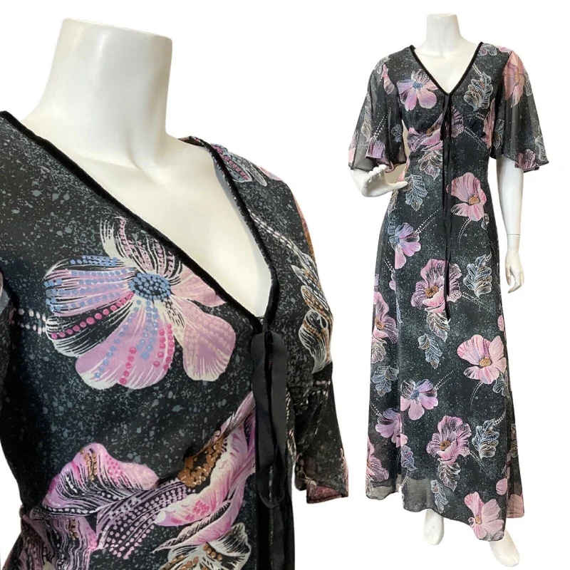Lace - Embellished Women Dress for an Elegant and Sophisticated Appearance Lace - Embellished Women Dress for an Elegant and Sophisticated Appearance VINTAGE 70s BLACK PINK WHITE FLORAL DOTTY SHEER BOHO MAXI DRESS 12 14 Lace - Embellished Women Dress for an Elegant and Sophisticated Appearance Lace - Embellished Women Dress for an Elegant and Sophisticated Appearance VINTAGE 70s BLACK PINK WHITE FLORAL DOTTY SHEER BOHO MAXI DRESS 12 14