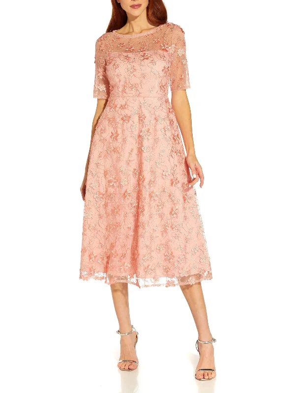 Off - the - Shoulder Women Dress for a Romantic and Feminine Look Off - the - Shoulder Women Dress for a Romantic and Feminine Look Womens Embroidered Calf Midi Dress