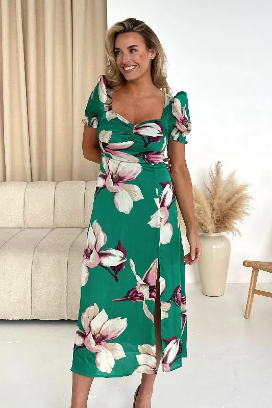 Lillian Sweetheart Midi Dress