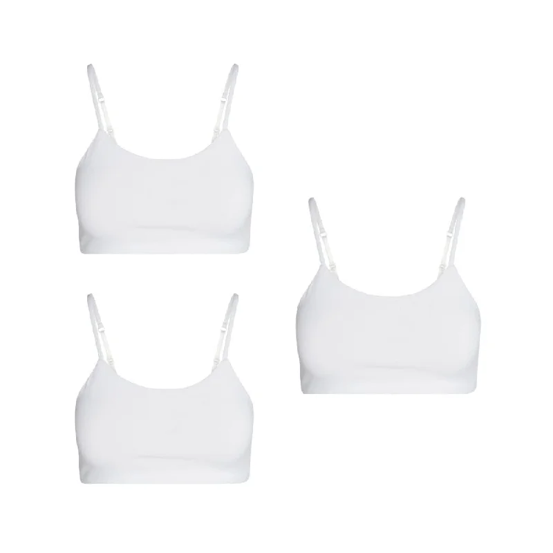 seamless wireless bras for everyday comfortBleum Petal Padded White Bra Bundle - Save 15%