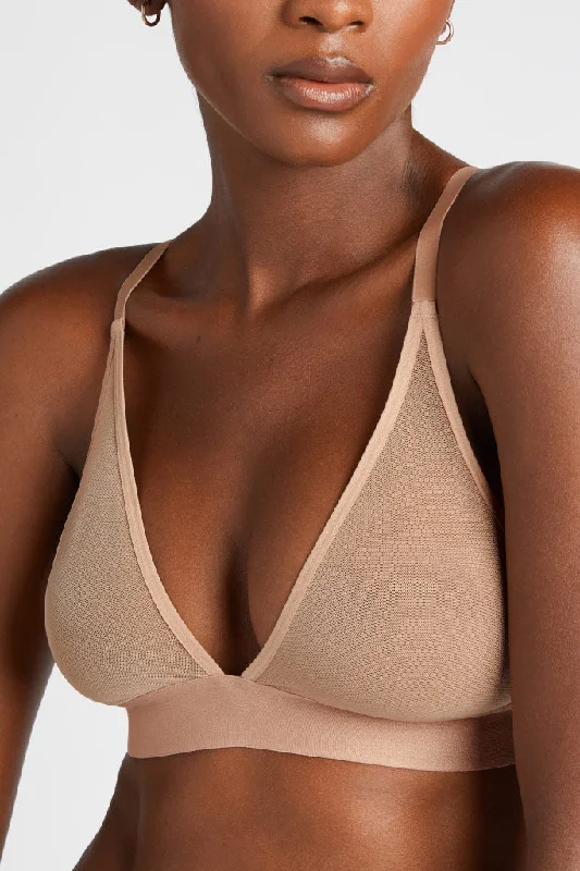 strapless bras for backless dressesSieve Triangle Bra in Buff