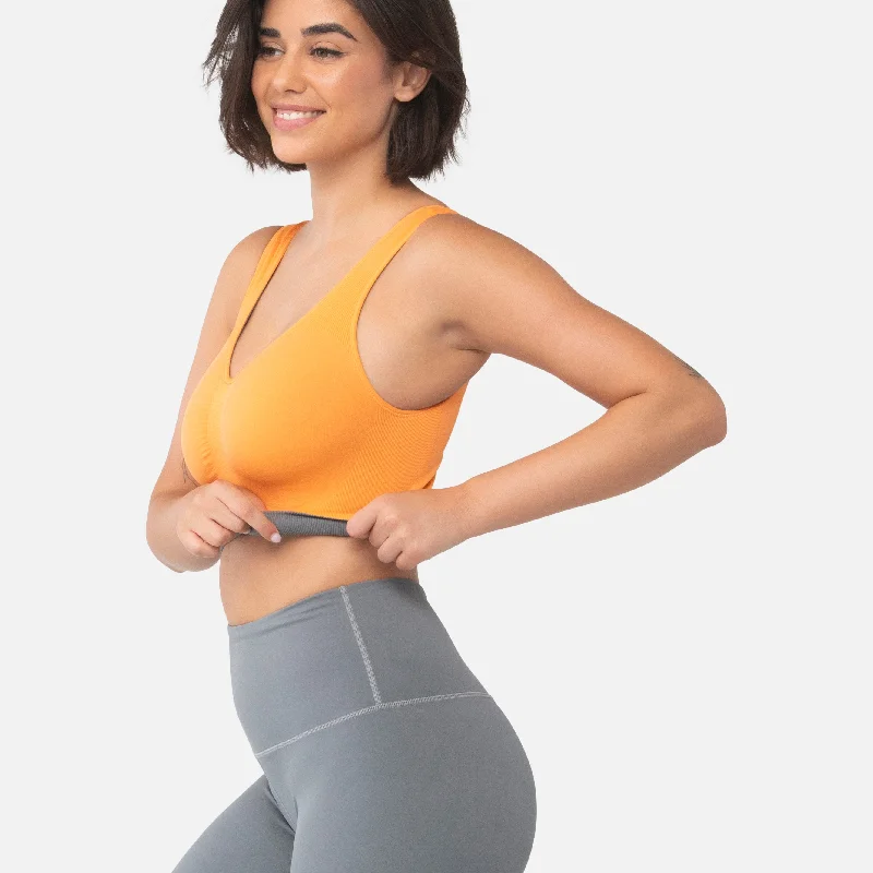 moisture wicking sleep bras for hot sleepersEveryday Comfort Reversible  Bralette