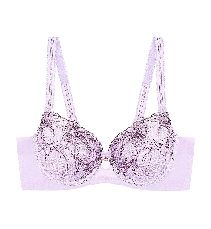 FLORALE ORCHID WIRED PUSH UP BRA