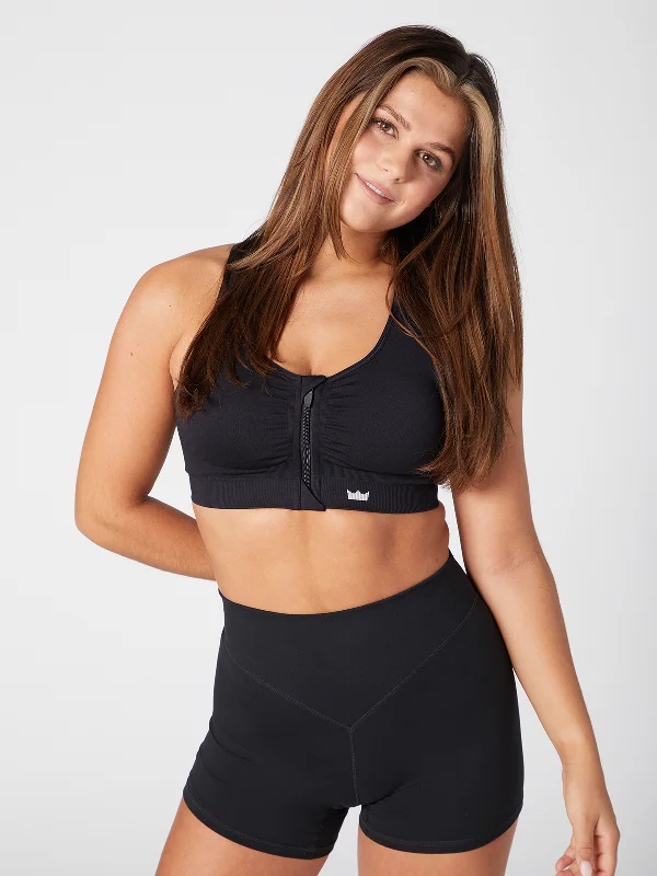 bralette sports bras for light exerciseLounge Bra - Black