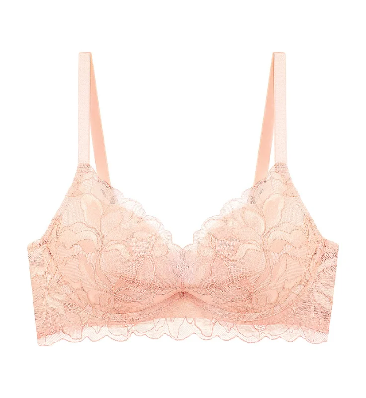 Magnolia Lace Wired Push Up Deep V Bra