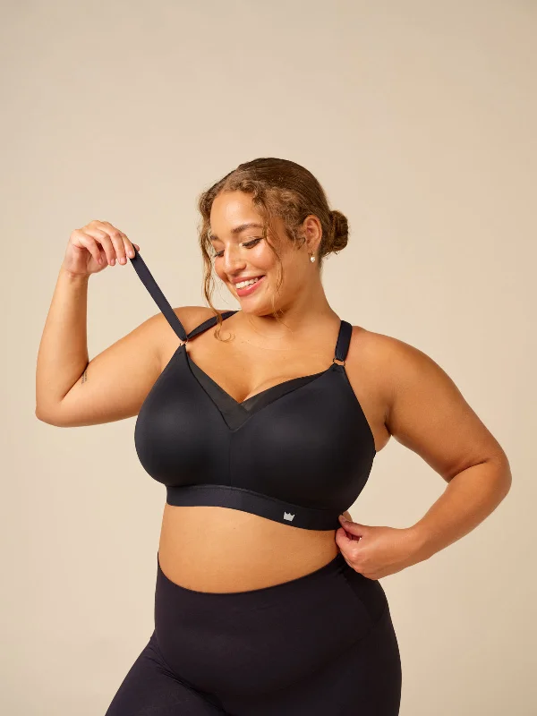 push up bras for enhanced cleavagePlunge Bra - Black