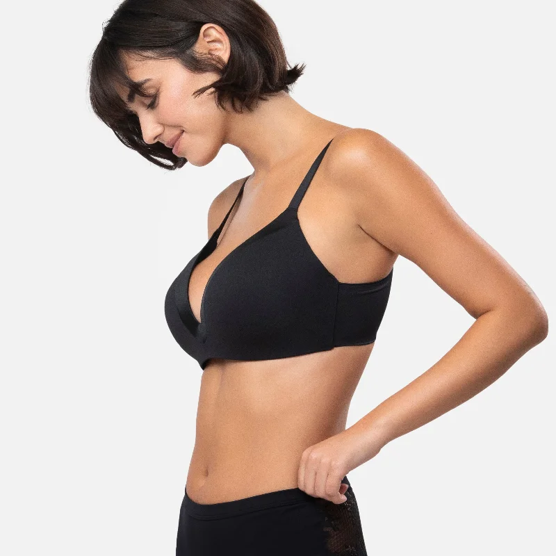 plus size bras with good supportThe Satin Grace (3D molded)