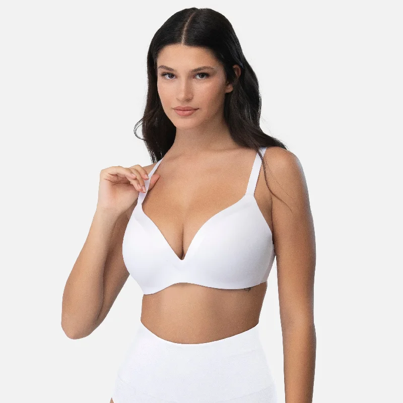 plunge t - shirt bras for a sleek appearanceThe Satin Grace (3D molded)