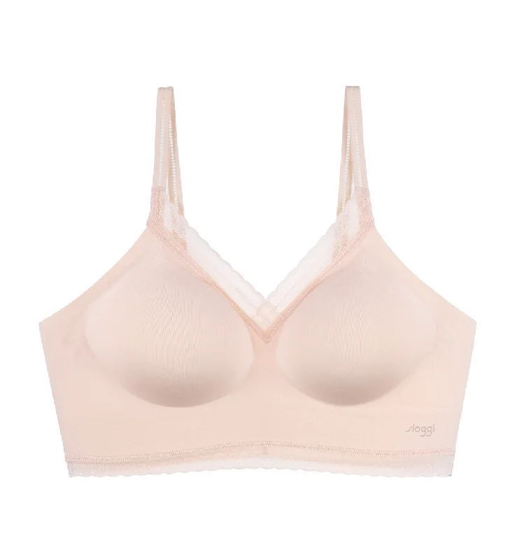 moisture wicking sleep bras for hot sleepersSLOGGI BODY ADAPT TWIST BRALETTE