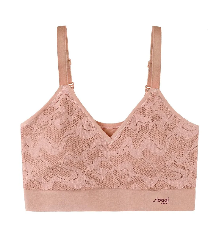 underwire sports bras for extra stabilitySLOGGI GO ALLROUND LACE BRALETTE