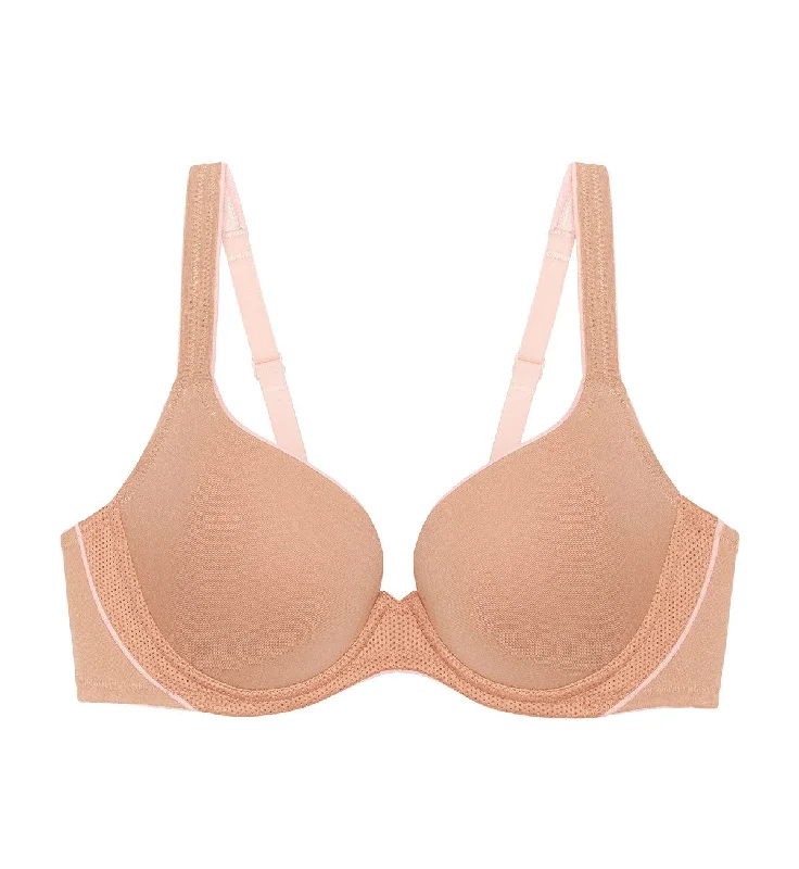 supportive underwire bras for large bustsSOFT INVISIBLE WIRED PADDED BRA
