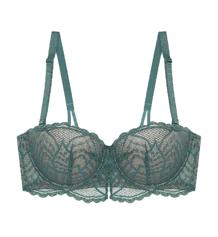 STYLE DOUBLE PUSH WIRED DETACHABLE BRA