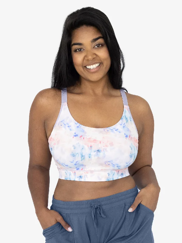 supportive sports bras for runningAva Wireless Bra | Soft Sunrise