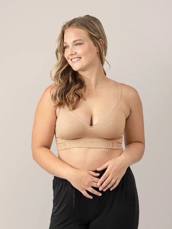 minimizer underwire bras for more controlEverly Wireless Contour Bra | Beige