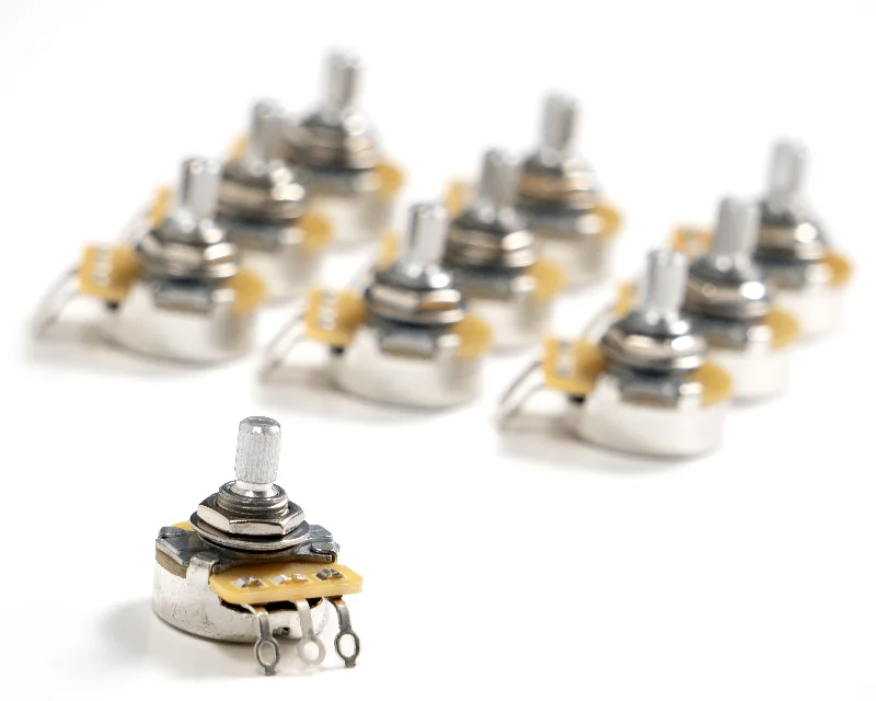 Shaper with a zip - front for quick adjustmentCTS 250k Audio/Log Pot, Split Shaft, Stratocaster (10 Pack) Shaper with a zip - front for quick adjustmentCTS 250k Audio/Log Pot, Split Shaft, Stratocaster (10 Pack)