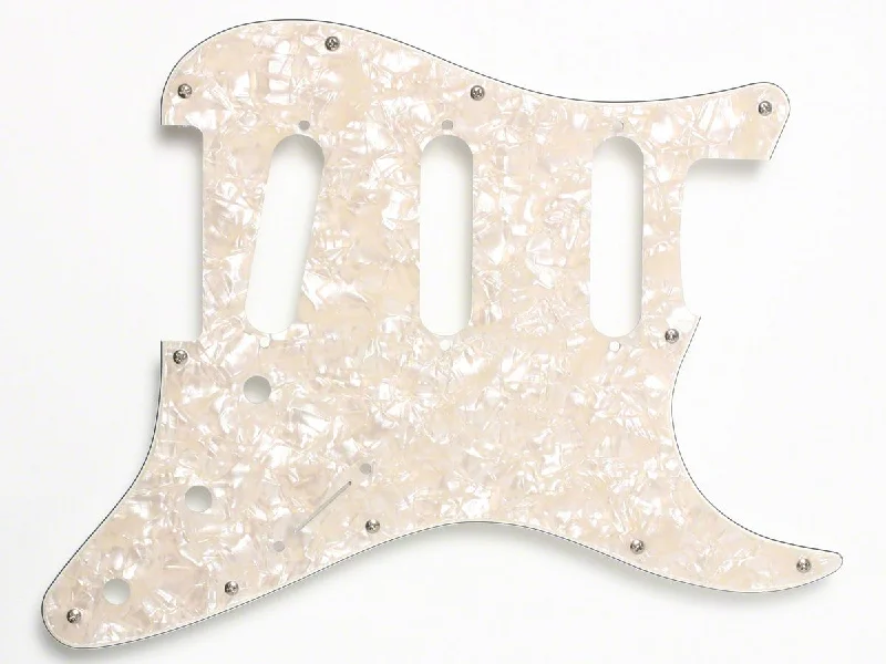 Fender Stratocaster Pickguard, 11-Hole, Aged White Pearloid