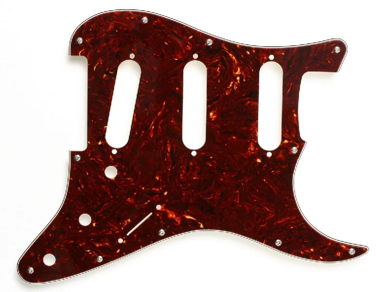 Fender Stratocaster Pickguard, 11-Hole, Tortoise Shell