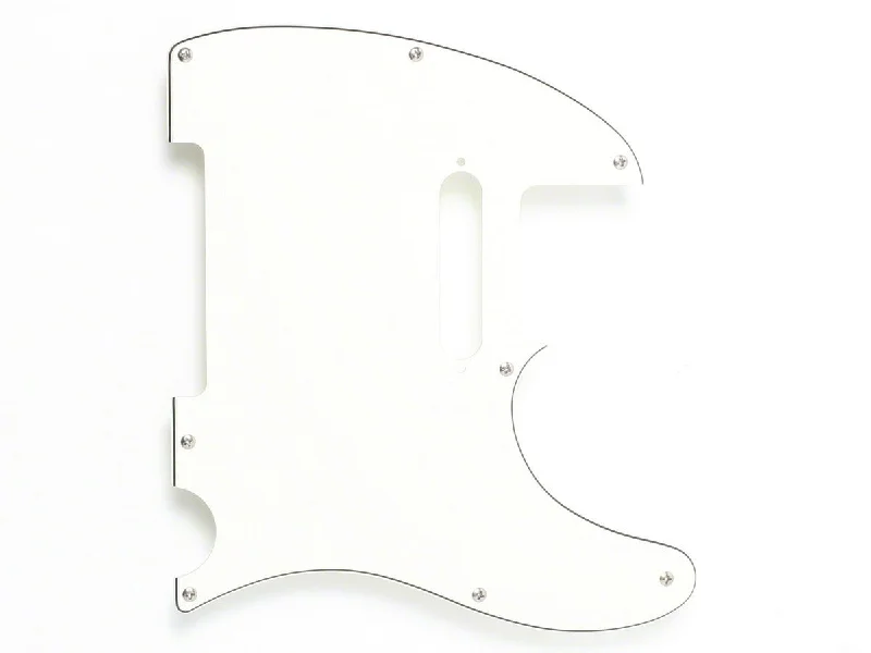 Fender Telecaster Pickguard, Modern 8-Hole, Parchment