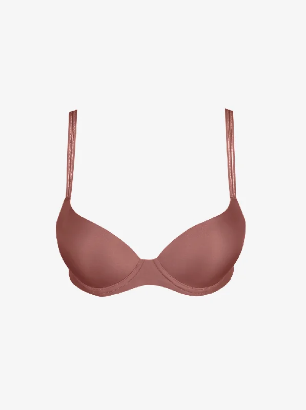 Louie Push-Up Bra - Satin Taupe